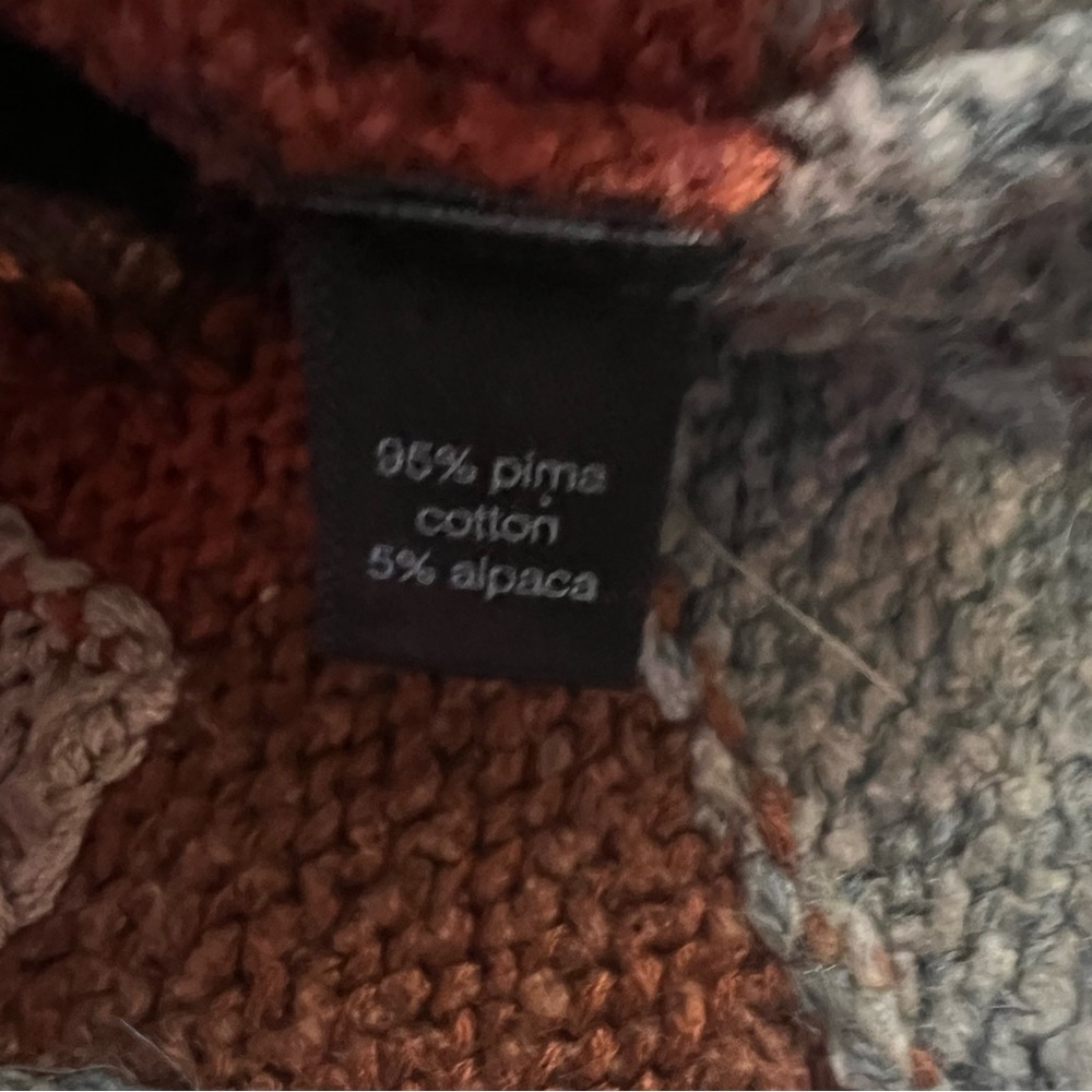 Peruvian Connection Geometric Knit Pullover Women… - image 6